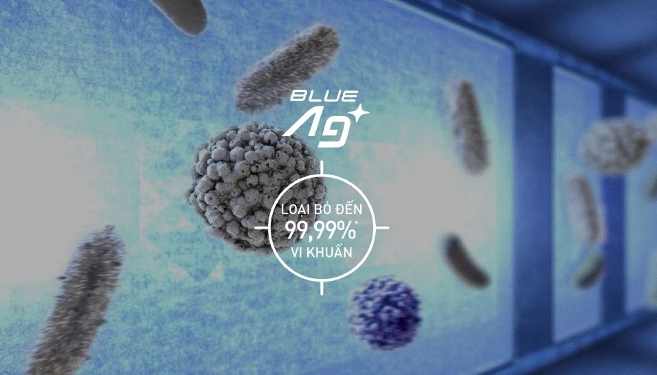 Công nghệ Blue Ag có khả năng loại bỏ đến 99,99% vi khuẩn