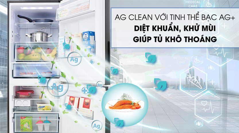 Blue Ag là công nghệ có khả năng diệt được đến 99,99% vi khuẩn