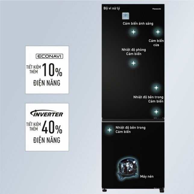 Cảm biến ECONAVI cùng inverter tiết kiệm điện và vận hành êm ái