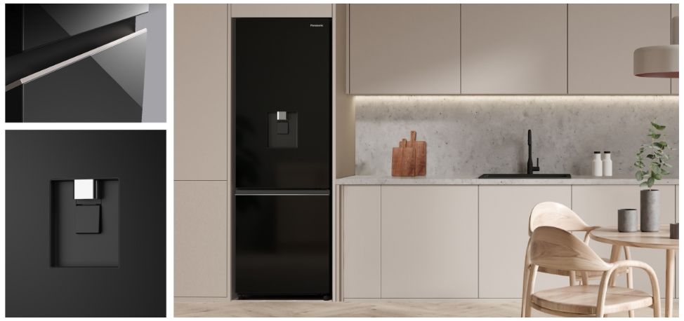 Tủ lạnh NR-BV361GPKV có thiết kế hiện đại, thanh lịch và sang trọng với tone màu đen đẳng cấp