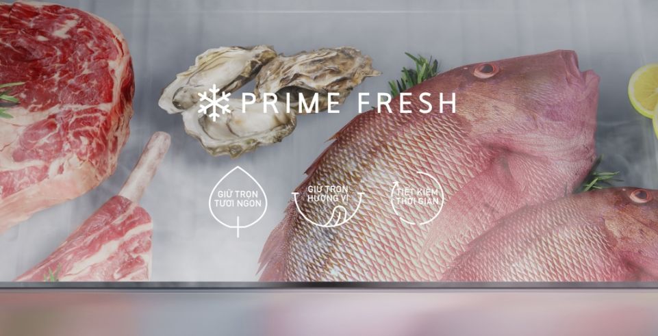 Ngăn đông mềm riêng biệt Prime Fresh