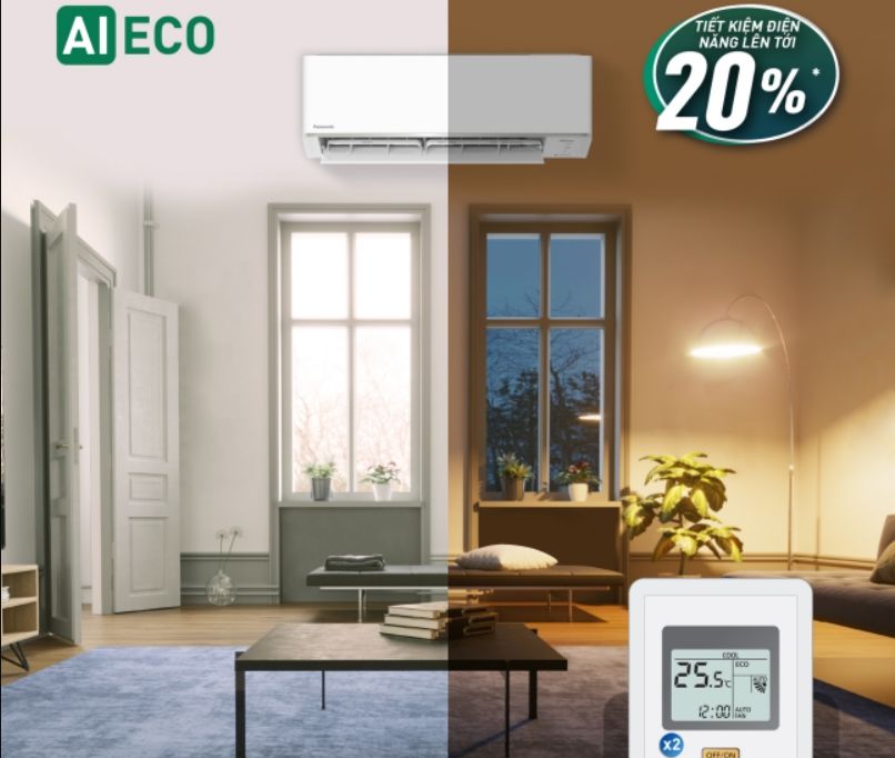 Sở hữu chế độ ECO đã được tích hợp thêm trí tuệ nhân tạo AI