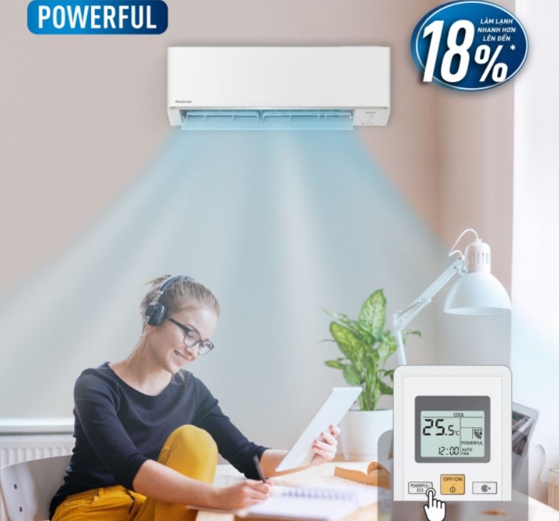 Chế độ Powerful làm lạnh nhanh chóng