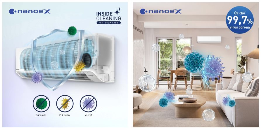 Công nghệ nanoe X có khả năng loại bỏ được các mùi hôi khó chịu