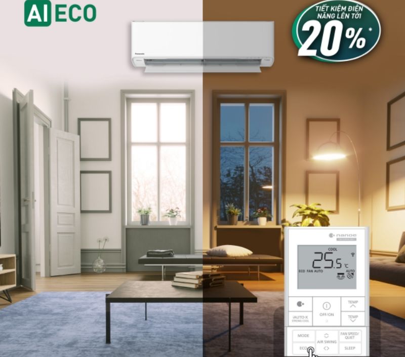 Chế độ ECO đã được tích hợp thêm AI trí tuệ nhân tạo