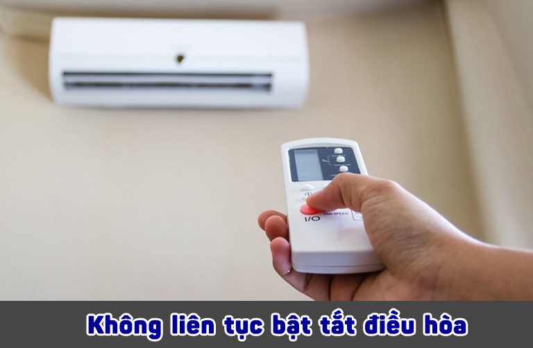 thinh phat Khong lien tuc bat tat dieu hoa