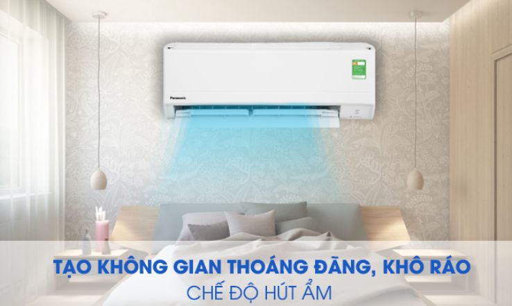 Có khả năng hút ẩm hiệu quả, giữ cho không gian luôn khô thoáng, dễ chịu
