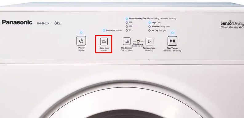 Bảng điều khiển được trang bị thông minh, trực quan dễ dàng sử dụng