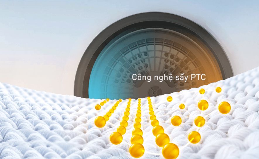 Máy sấy Panasonic NH-E70JA1WVT đã được trang bị công nghệ PTC điện trở nhiệt