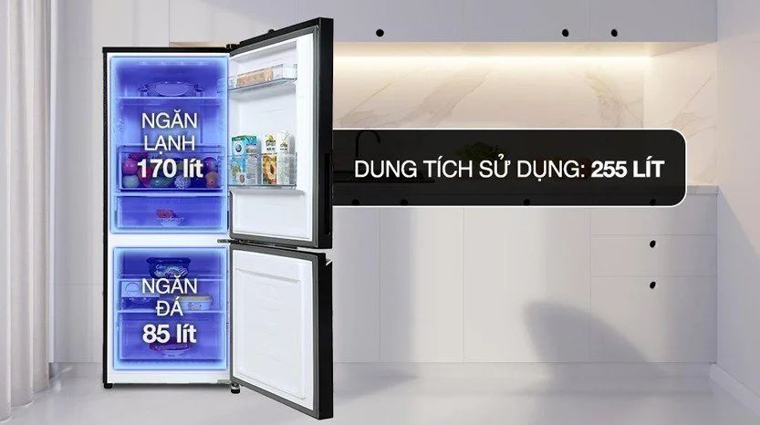 Panasonic NR-SP275CPAV sở hữu gam màu tối trung tính, đơn giản nhưng lại vô cùng thanh lịch và sang trọng