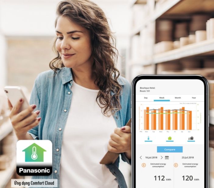 Ứng dụng Panasonic Comfort Cloud giúp bạn điều khiển máy lạnh từ xa dễ dàng