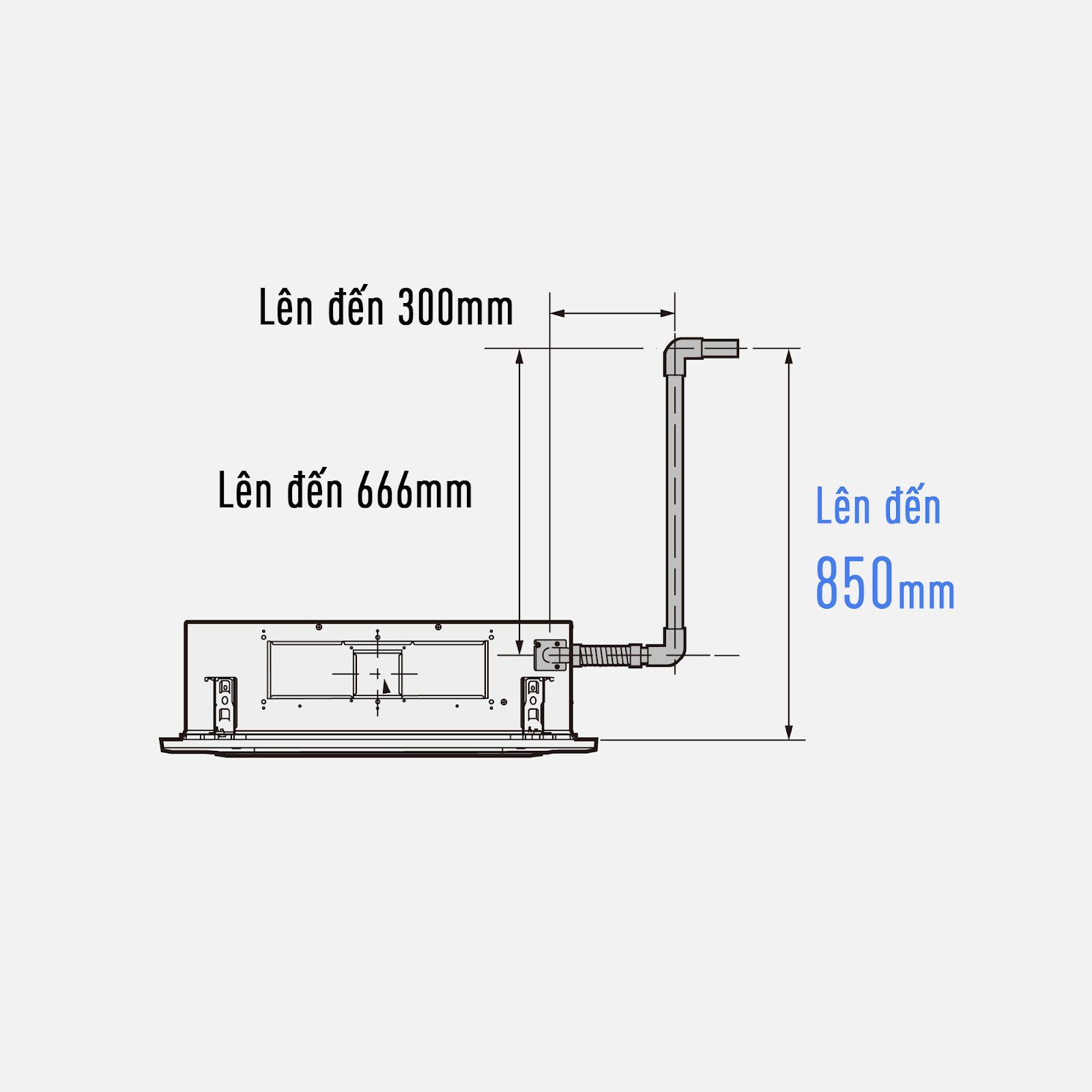 Panasonic S-3448PU3HB/U-34PZ3H5 mang đến khả năng lắp đặt linh hoạt với bơm nước ngưng 