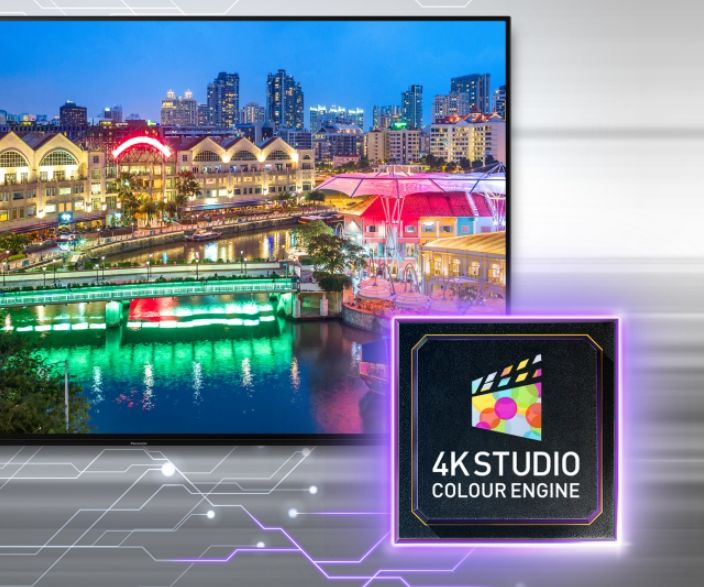 Bộ xử lý 4K Studio Colour Engine đem đến dải màu rộng và độ hiển thị cao