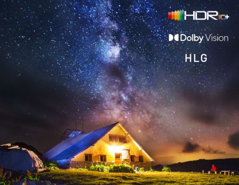 Công nghệ HDR cho độ tương phản cao, độ sáng và màu sắc sẽ được tối ưu hóa