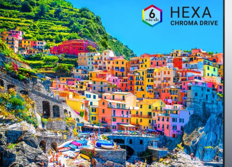 Công nghệ Hexa Chroma Drive sẽ tái tạo lại màu sắc được chân thực nhất