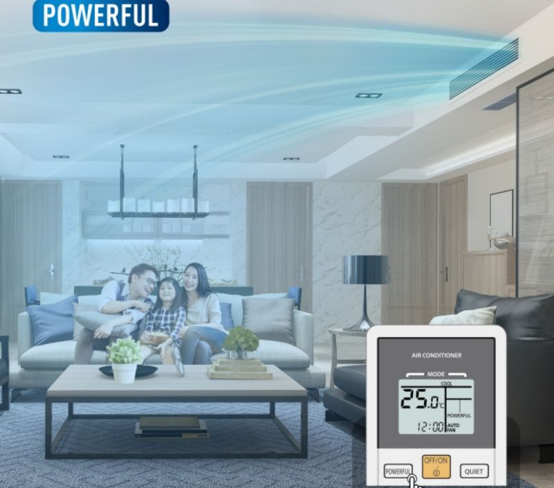 Công nghệ POWERFUL làm lạnh nhanh chóng