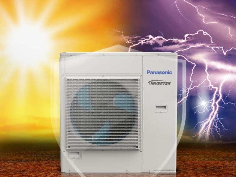 Dàn nóng Multi Panasonic CU-4S34SBH 34100BTU inverter 1 chiều 7 Dàn nóng điều hòa CU-4S34SBH Multi Panasonic có độ bền bỉ cao nhờ vật liệu sử dụng cao cấp