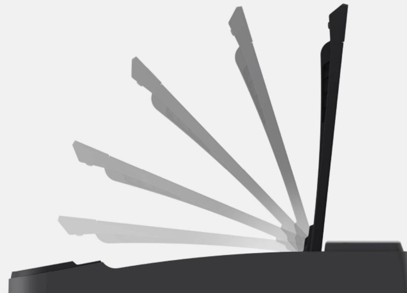 Phần nắp lồng giặt sử dụng hệ thống chống sập, việc đóng mở được nhẹ nhàng và từ từ