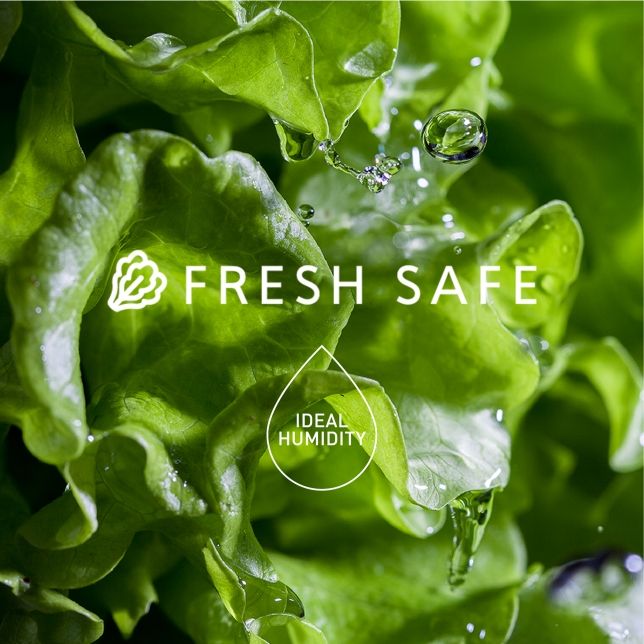 Thiết kế ngăn Fresh Safe với bộ lọc kiểm soát độ ẩm duy trì mức ẩm tối ưu