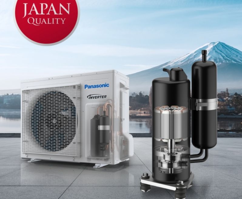 Panasonic cho ra đời dòng máy nén độc quyền chỉ sản xuất nội bộ, đem đến độ bền vượt trội