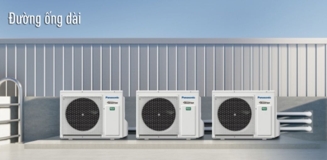 Điều hòa nối ống gió Panasonic S-3448PF3H/U-34PRH1H5 1 chiều inverter 34000BTU 6 Dàn nóng có thể lắp đặt linh hoạt với đường ống dài