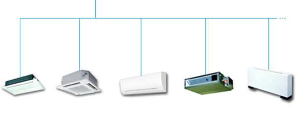 Kết nối linh hoạt tới 64 loại dàn lạnh