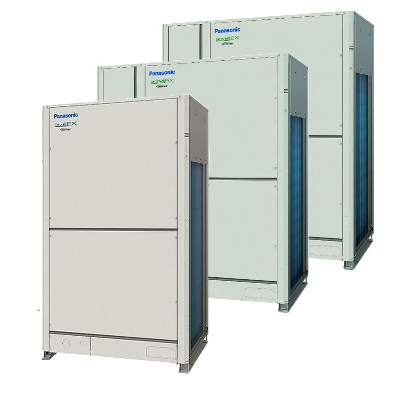 Dàn nóng VRF Panasonic U-56ME2H7SP 2 chiều inverter 56HP 2 VRF Panasonic U-56ME2H7SP 56HP có khả năng kết nối đến 64 dàn lạnh khác nhau