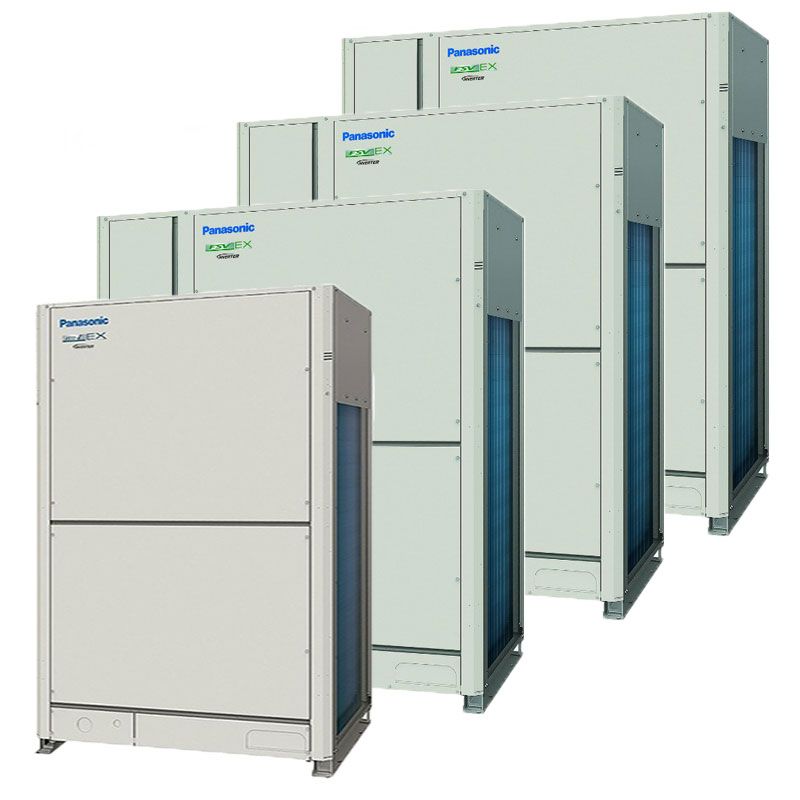 Dàn nóng VRF Panasonic U-74ME2H7SP 2 chiều inverter 74HP 2 Panasonic U-74ME2H7SP 74HP có khả năng kết nối đến 64 dàn lạnh khác nhau