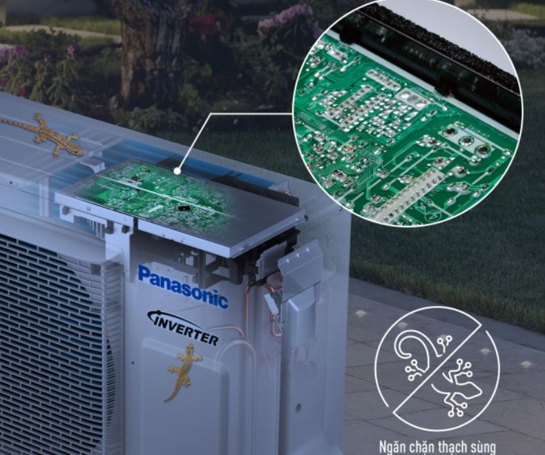 Dàn nóng Panasonic U-76ME2H7SP thiết kế cải tiến, hạn chế côn trùng xâm nhập