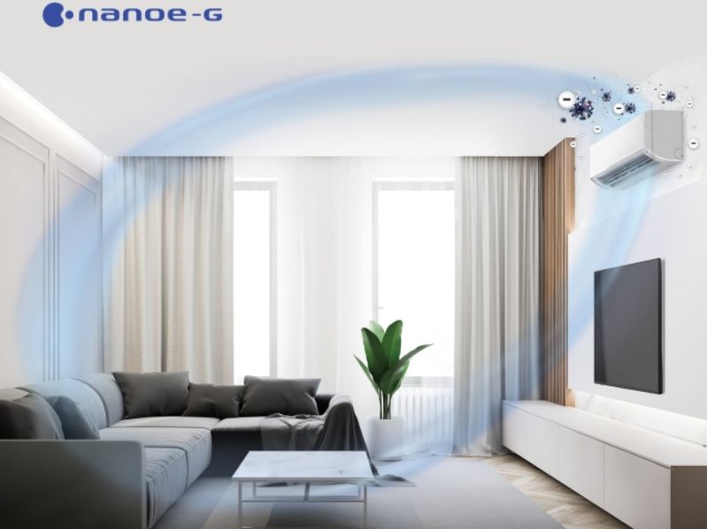 Công nghệ Nanoe G sẽ loại bỏ đến 99% các hạt bụi nhỏ có kích thước chỉ PM 2.5