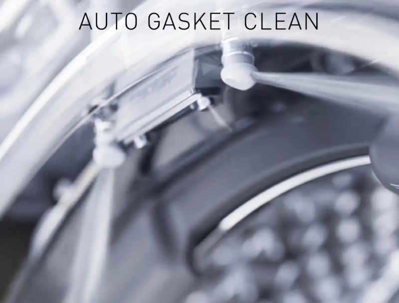 Máy giặt Panasonic NA-V10FA1LVT Inverter 10 kg 7 Auto Gasket Clean là chức năng có khả năng tự động vệ sinh gioăng cửa bằng việc sử dụng hai vòi phun