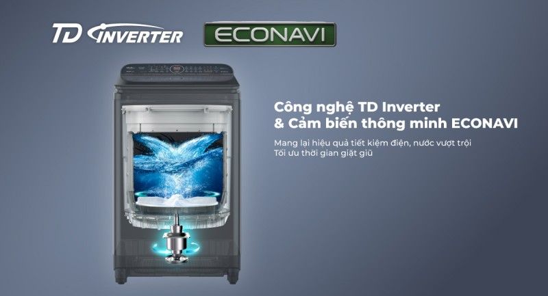 Công nghệ TD Inverter tạo ra công suất gấp 6 lần thông thường