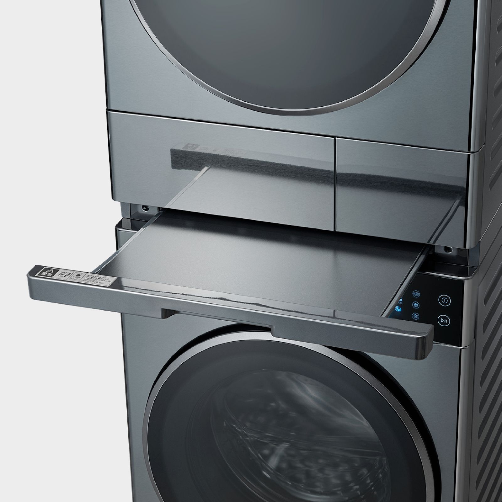 Tối ưu hóa không gian giặt giũ thêm thoáng đãng, gọn gàng với bộ kệ xếp chồng