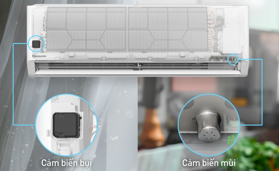 Cảm biến bụi và cảm biến mùi tiên tiến 