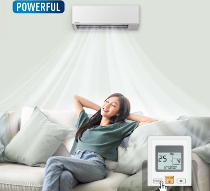 Điều hòa Panasonic N9AKH-8 9000BTU 1 chiều 7 Chế độ Powerful có khả năng làm mát nhanh chóng