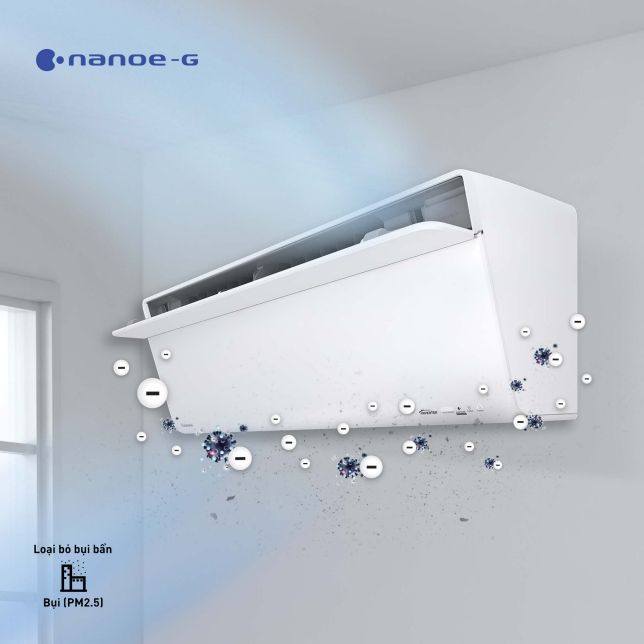 Panasonic VU18UKH-8 còn được tích hợp thêm công nghệ nanoe G