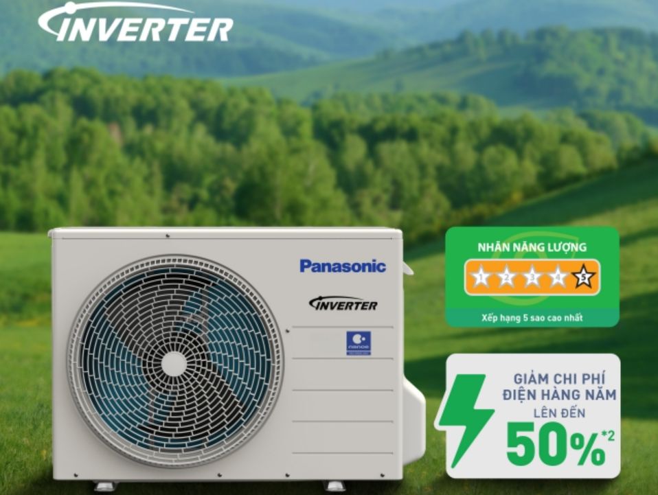 Điều hòa Panasonic XU24BKH-8 24000BTU Inverter 1 chiều 10 Điều hòa Panasonic hiện nay sử dụng loại môi chất làm lạnh R32 kết hợp inverter