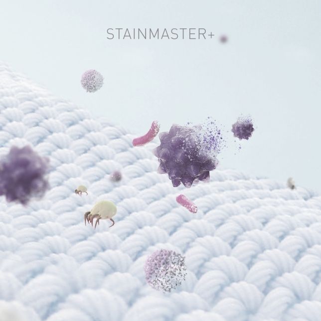 Công nghệ giặt StainMaster với hơi nước nhiệt cao từ 60 độ đến 90 độ C