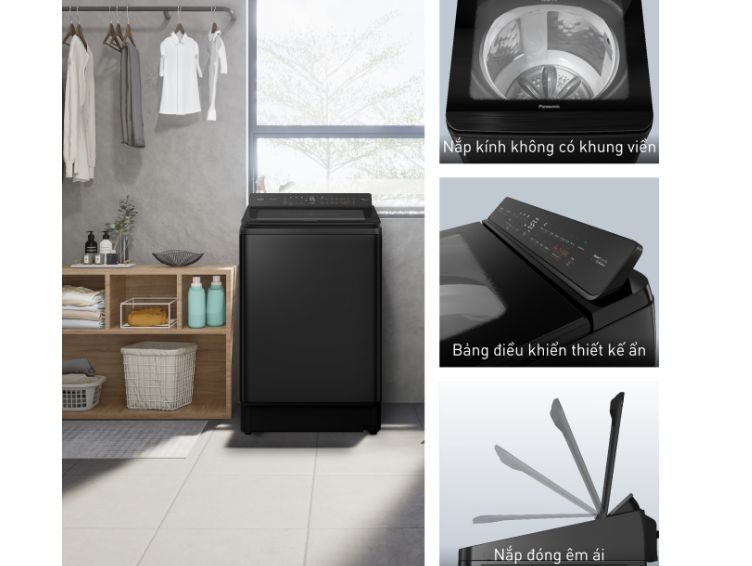 Nắp kính phẳng không có khung viền