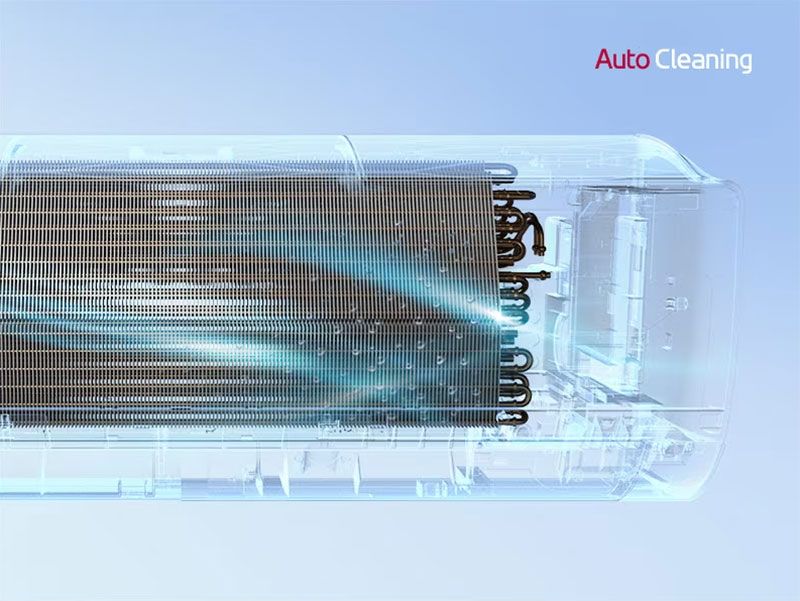 Tự động làm sạch sẽ loại bỏ độ ẩm có trong dàn lạnh của điều hòa