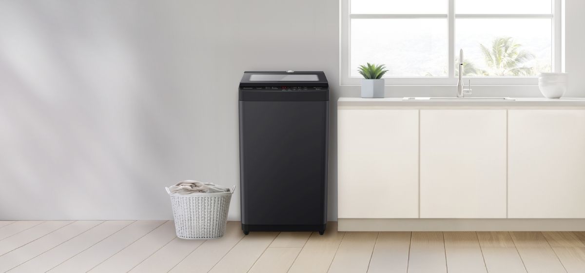 Máy giặt Panasonic NA-F85S11BRV 8,5 kg lồng đứng 3 Máy có thiết kế nhỏ gọn với kiểu dáng lồng đứng - cửa trên