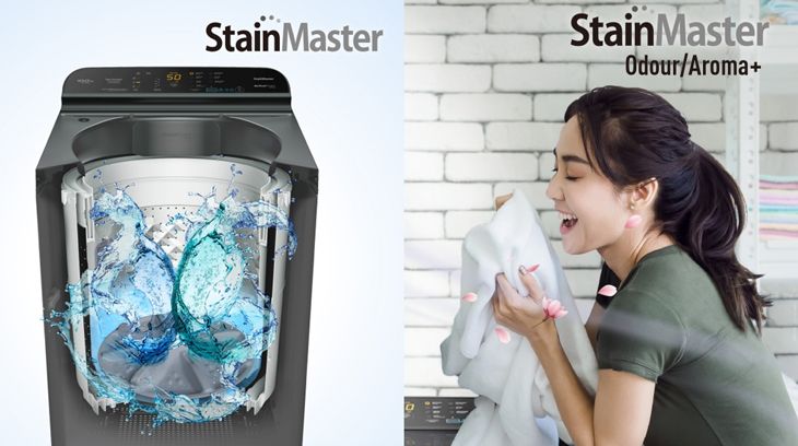 Công nghệ StainMaster+ kết hợp với nước nóng