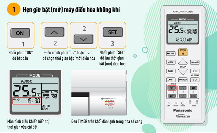 Chức năng bật hẹn giờ