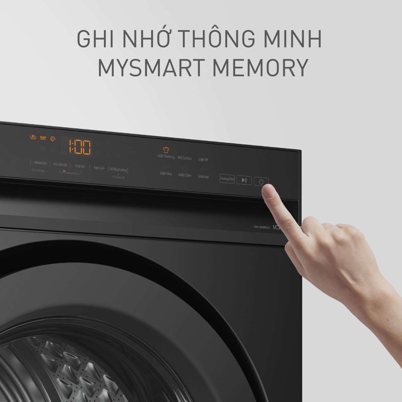 Bảng điều khiển được thiết kế trực quan, dễ sử dụng 